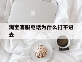 淘宝客服电话为什么打不进去