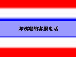 洋钱罐的客服电话