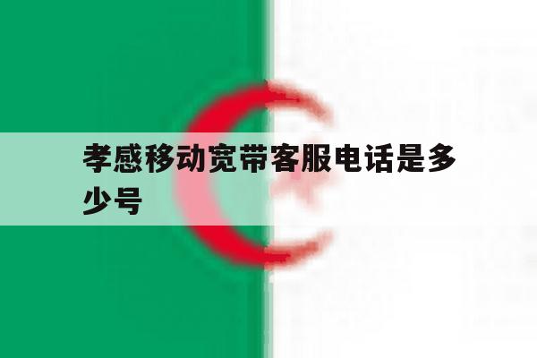 孝感移动宽带客服电话是多少号 孝感移动宽带客服电话是多少号