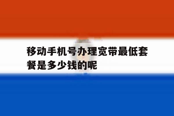 包含移动手机号办理宽带最低套餐是多少钱的呢的词条 包含移动手机号办理宽带最低套餐是多少钱的呢的词条